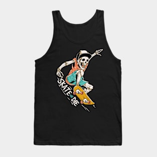 skateboard illustration Tank Top